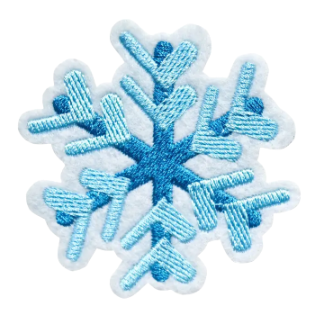 Nažehlovací nášivka vločka