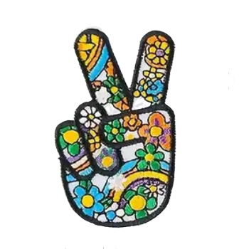 Nažehlovací nášivka hippies