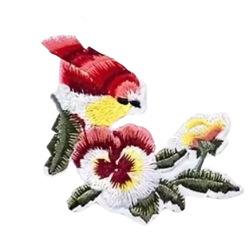 Nažehlovací nášivka ptáček