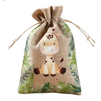 Stahovací sáček z juty