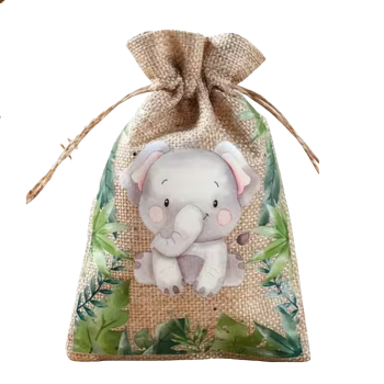 Stahovací sáček z juty