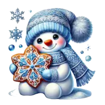 Nažehlovací obrázek sněhulák