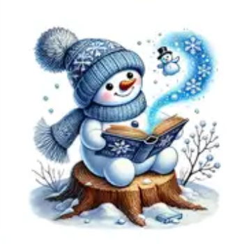 Nažehlovací obrázek sněhulák