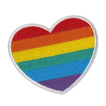 Nažehlovací nášivka srdce