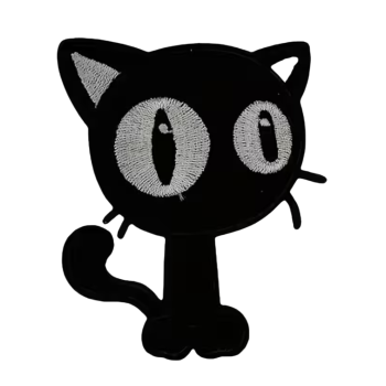 Nažehlovací nášivka kočka
