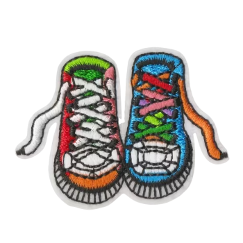 Nažehlovací nášivka tenisky