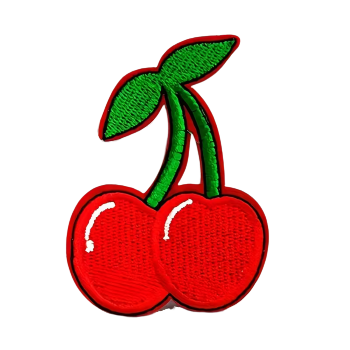 Nažehlovací výšivka třešně