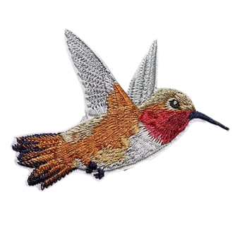 Nažehlovací nášivka ptáček