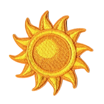 Nažehlovací nášivka sluníčko