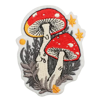 Nažehlovací nášivka mochomůrky