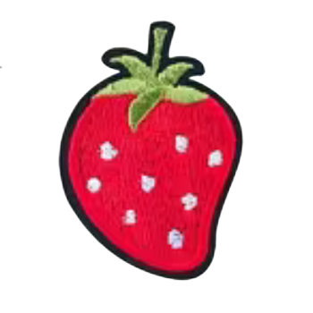 Nažehlovací nášivka jahoda