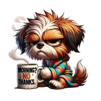 Nažehlovací obrázek mrzuté vstávání