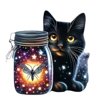 Nažehlovací obrázek kočka