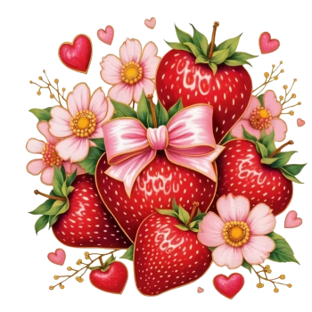 Nažehlovací obrázek jahody