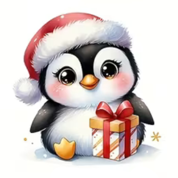 Nažehlovací obrázek tučňák