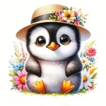 Nažehlovací obrázek tučňák