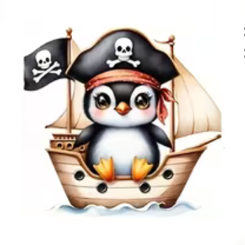 Nažehlovací obrázek tučňák