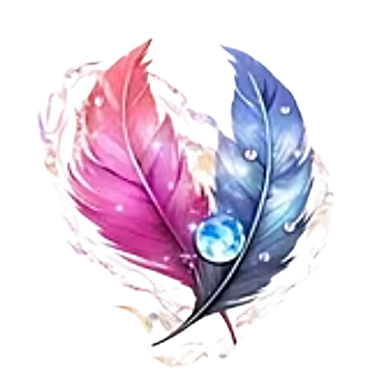 Nažehlovací obrázek barevné peří