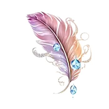 Nažehlovací obrázek barevné peří