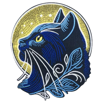 Nažehlovací nášivka kočka