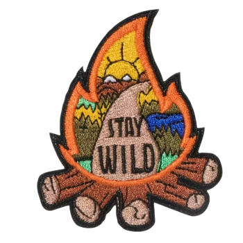 Nažehlovací nášivka oheň