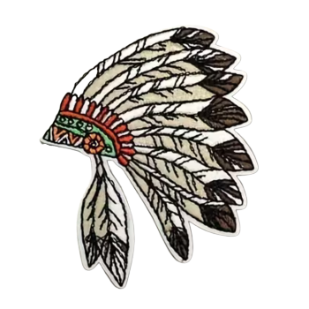 Nažehlovací nášivka čelenka