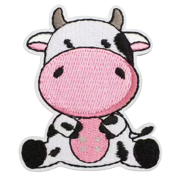 Nažehlovací nášivka kravička
