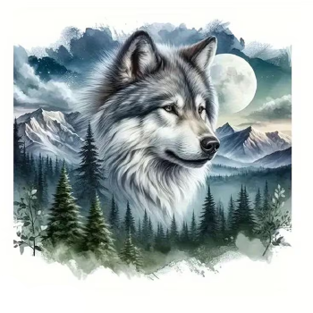 Nažehlovací obrázek vlk