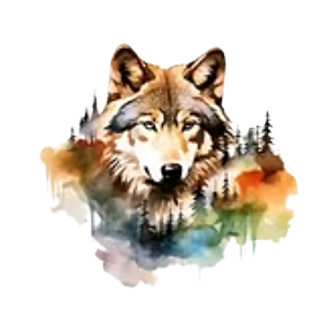 Nažehlovací obrázek vlk