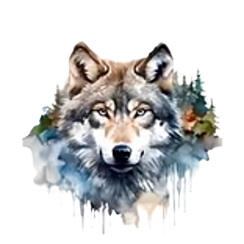 Nažehlovací obrázek vlk