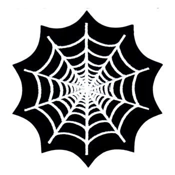 Nažehlovací nášivka pavučina