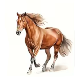 Nažehlovací obrázek kůň
