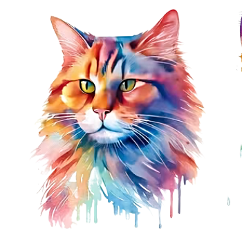 Nažehlovací obrázek kočka