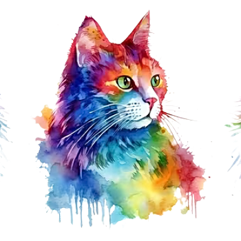 Nažehlovací obrázek kočka