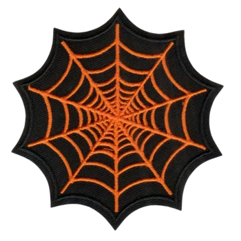 Nažehlovací nášivka pavučina