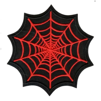 Nažehlovací nášivka pavučina