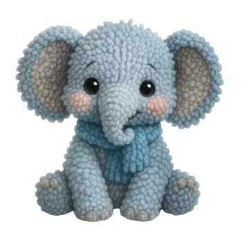 Nažehlovací obrázek slůně