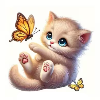 Nažehlovací obrázek kotě