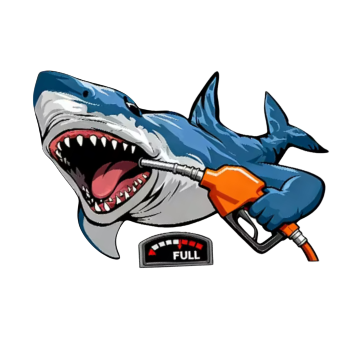 Vinylová samolepka žralok