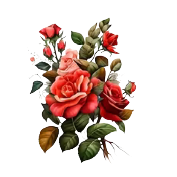 Nažehlovací obrázek růže