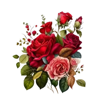 Nažehlovací obrázek růže