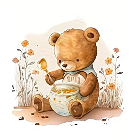 Nažehlovací obrázek medvídek