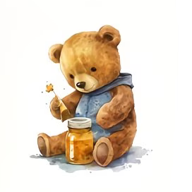 Nažehlovací obrázek medvídek