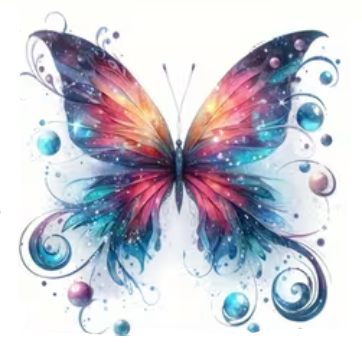 Nažehlovací obrázek motýl